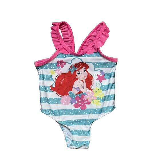 Disney My Little Mermaid Ariel Baby Swim Suit Sz 12 months 1 piece UPF 50+ - Picture 1 of 6
